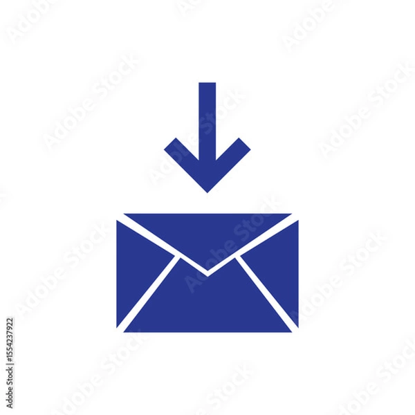 Fototapeta email inbox icon