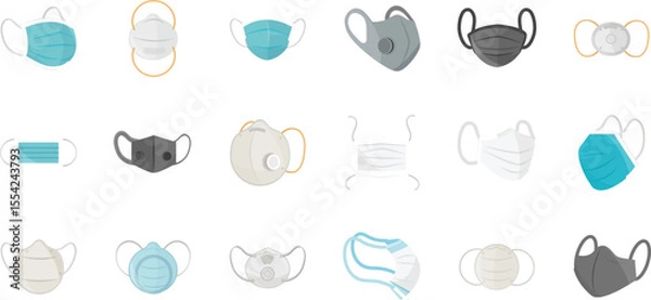 Fototapeta Comprehensive Guide to Face Masks Types, Uses, and Selection Criteria