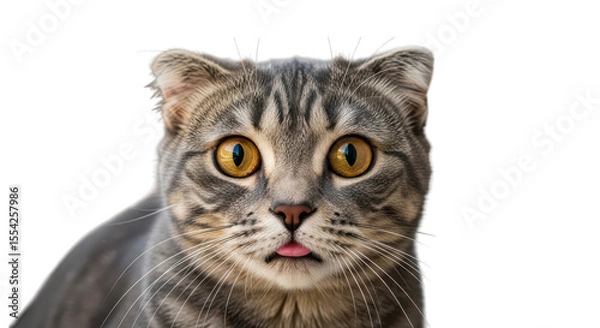 Obraz Cute Scottish Fold Cat Closeup