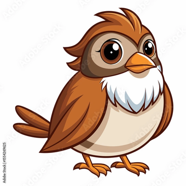 Obraz a cartoon bird