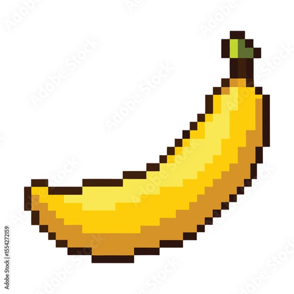 Fototapeta Pixel banana