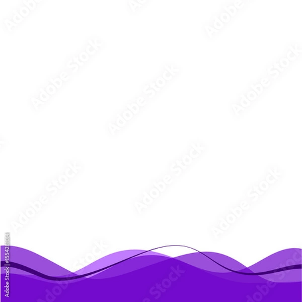 Obraz Purple Abstract Wave 