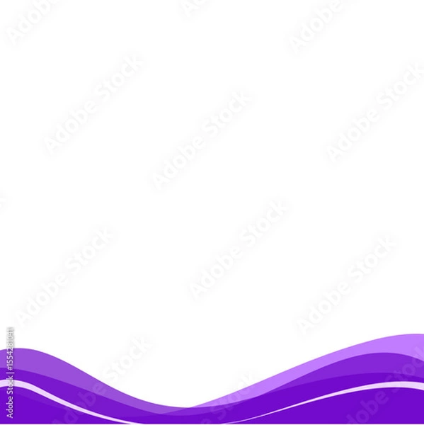Obraz Purple Abstract Wave 