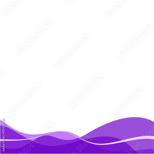 Obraz Purple Abstract Wave 