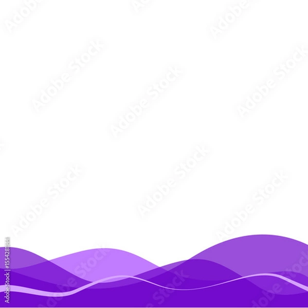 Obraz Purple Abstract Wave 