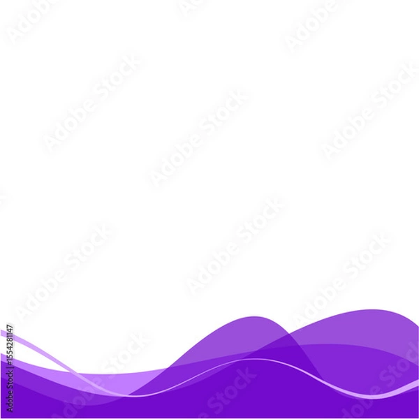 Obraz Purple Abstract Wave 