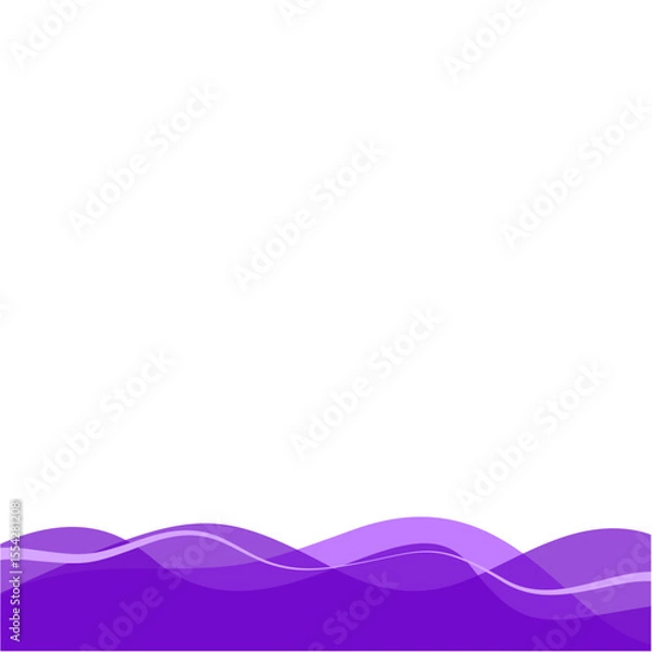 Obraz Purple Abstract Wave 