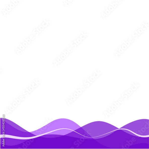 Obraz Purple Abstract Wave 