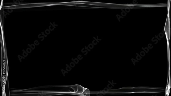 Fototapeta Display tech magic interface overlays. Picture frame on isolated background. Border texture overlay for banner or cover.
