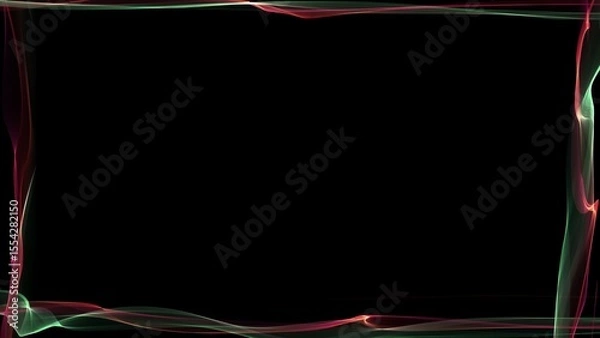Fototapeta Display tech magic interface overlays. Picture frame on isolated background. Border texture overlay for banner or cover.