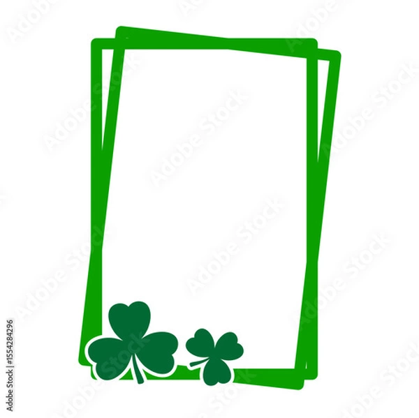 Obraz St. Patrick's Day Shamrock Frame