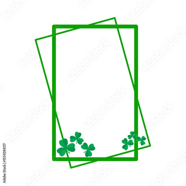 Obraz St. Patrick's Day Shamrock Frame