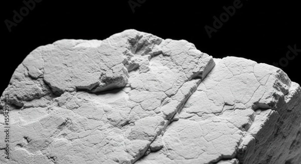 Fototapeta Rock texture close-up with detailed cracks