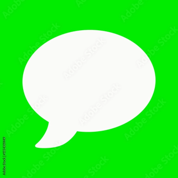 Fototapeta speech bubble Text Message Box Icon