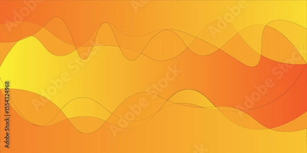 Fototapeta Bright Yellow Gradient Background with Abundant Abstract Dot Pattern
