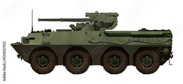 Fototapeta Perun IFV (Concept of a new armored fighting vehicle for the Croatian army, with a combat module equipped with a 30mm cannon and anti-tank missiles)