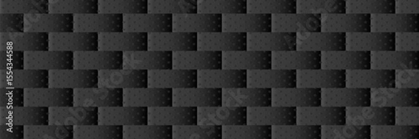 Fototapeta Abstract luxury dark hexagon shape background. Simple hexagonal geometric pattern metal texture design. Luxurious and elegant geometric elements with space for your text. vector