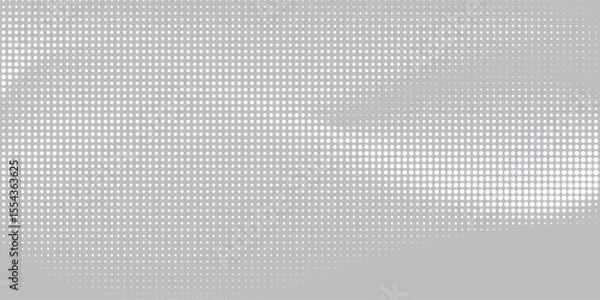 Fototapeta Dot white gray wave light technology texture background. Abstract big data digital concept.eps 10