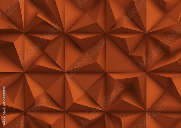 Obraz Abstract geometric terracotta pattern background image