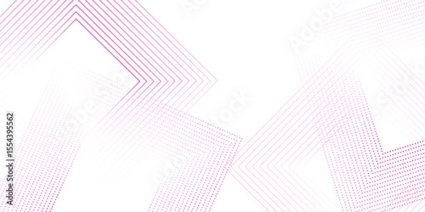 Fototapeta Abstract pink and white neon geometric light technology digital hi tech concept background. Vector illustration abstract graphic design banner pattern presentation background web template.