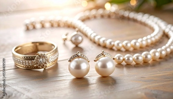 Obraz 美しい真珠のアクセサリー