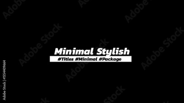 Fototapeta Minimal Title 12