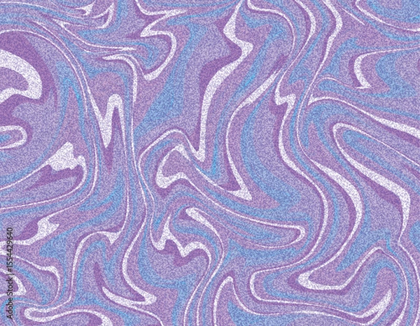 Obraz Creative vector concept of purple, blue and white waves. Bbright marble grain background. Modern abstract art design with waves and copy space for text. Grunge grainy marble template.
