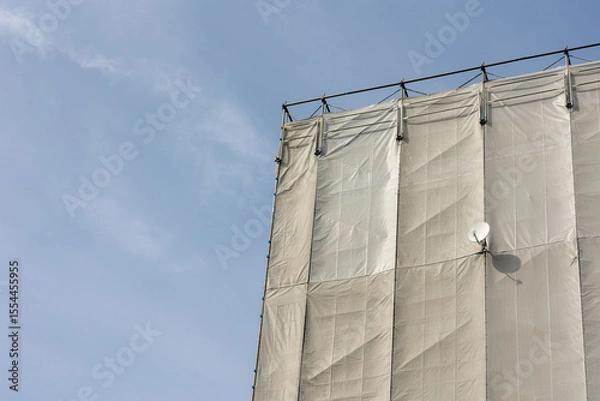 Fototapeta 大規模修繕工事素材　外部足場