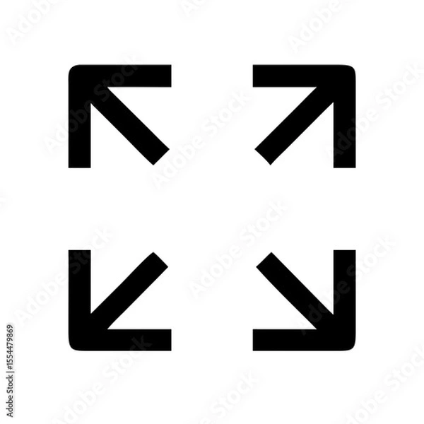 Obraz expand view full screen icon design