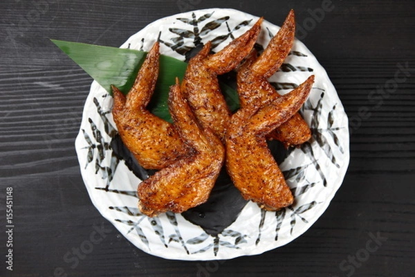 Fototapeta 鶏手羽先のから揚げ