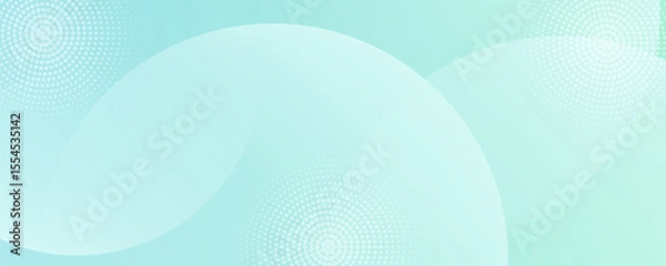 Fototapeta Minimalist banner background. Green and blue gradations.Circle geometric background. Simple design. Vector. EPS 10