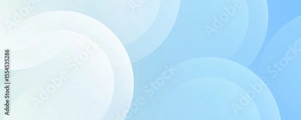 Fototapeta Modern abstract background, blue white gradations, circle effect,shape memphis, trendy , vector ,eps 10