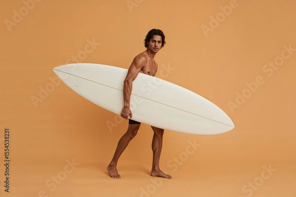 Obraz Surfer in studio
