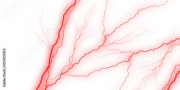 Obraz Thunder lightnings and rain on a stormy summer night in orange and white. white Marble Texture Template Background. Abstract Watercolor Vector orange and white cracked. pattern can used skin wall 