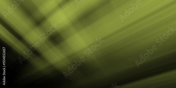 Obraz Dark Green vector layout with flat lines. Dark Green, Yellow vector abstract blurred layout. Dark Green, vector pattern with sharp lines. Modern geometrical abstract illustration with Lines.