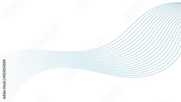 Obraz wavy lines abstract background, backgrounds