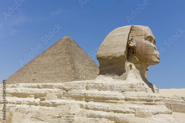 Fototapeta The Sphinx at Giza, Cairo, Egypt