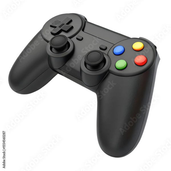 Fototapeta joystick isolated on white background