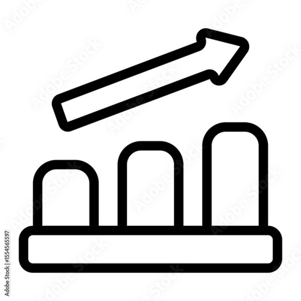 Fototapeta high value line icon