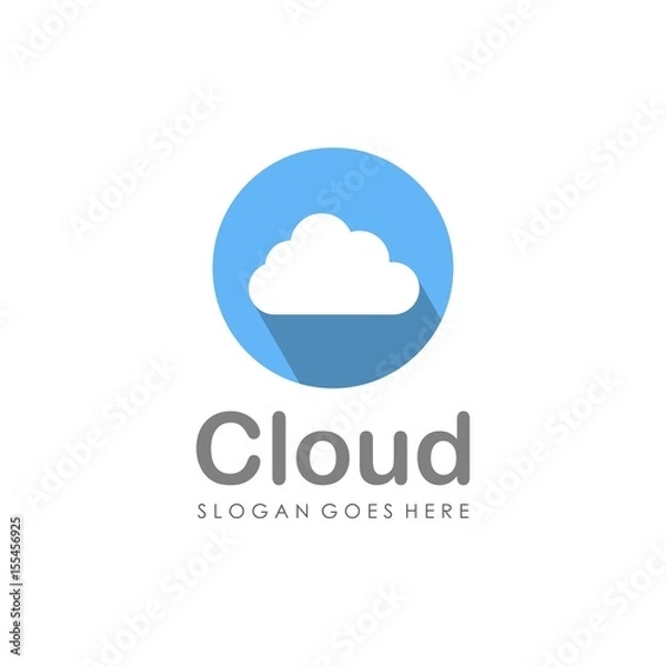 Fototapeta Cloud logo design vector