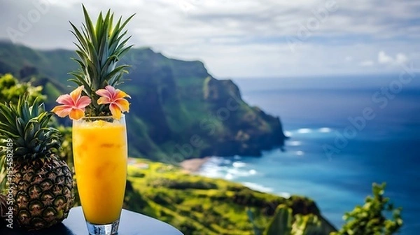 Obraz Sao miguel island azores archipelago portugal pina colada