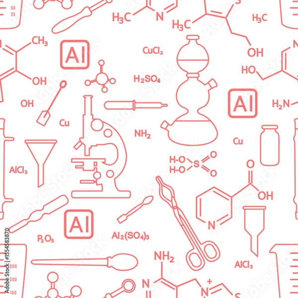 Obraz Pattern Science Network AI Smart Research