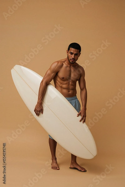 Obraz Surfer in studio