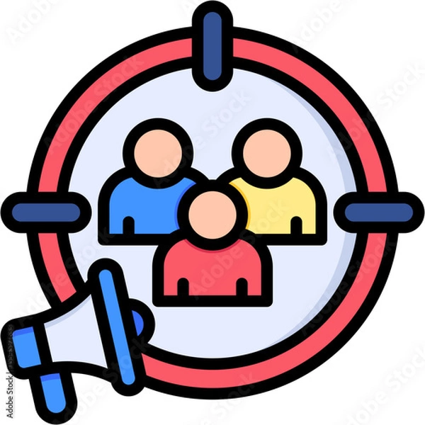 Obraz Target Audience Icon