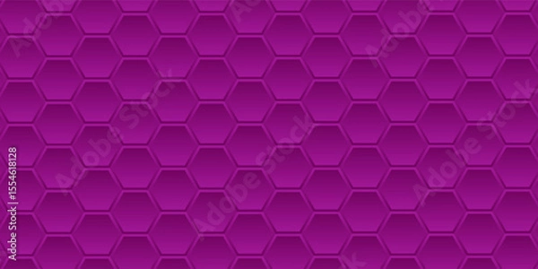 Fototapeta Vector seamless geometric pattern. Modern thin hexagon grid texture. Background pink honeycomb EPS 10