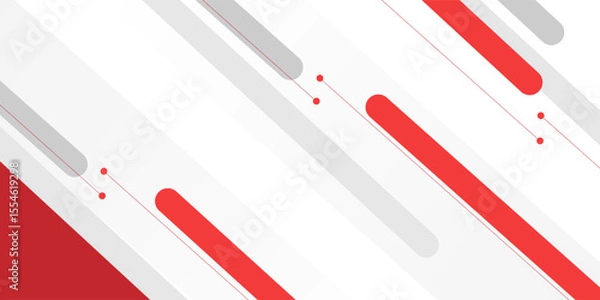 Fototapeta White background with red diagonal lines