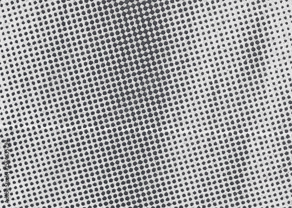 Fototapeta Risograph vintage halftone print effect background. Abstract comic pixel texture.