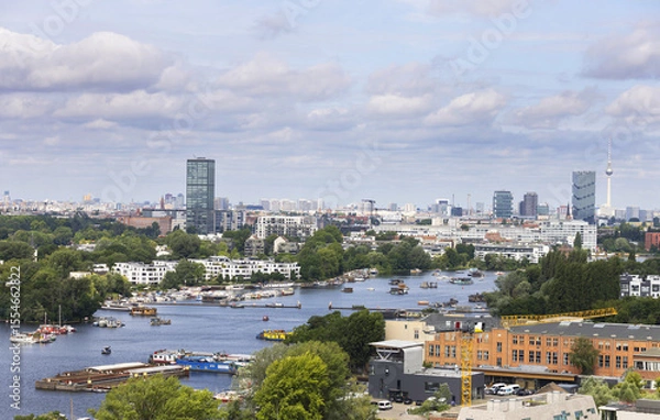 Obraz Berlin Spree Treptower Park