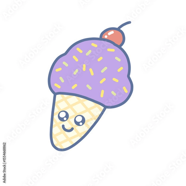 Fototapeta Ice cream cone 