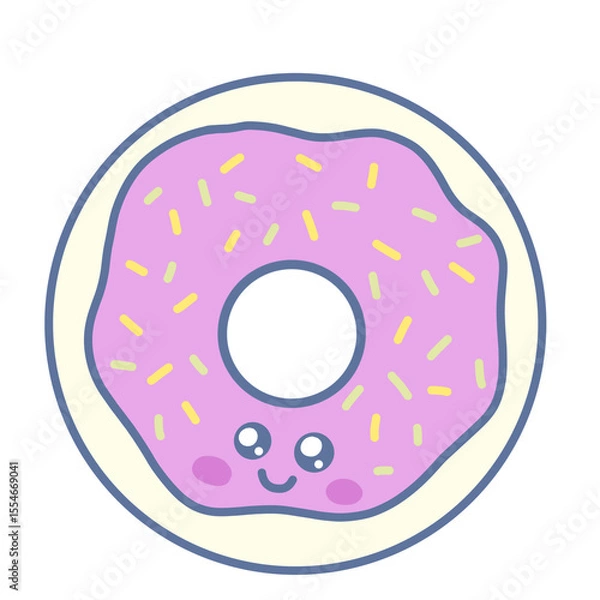 Fototapeta donut with sprinkles